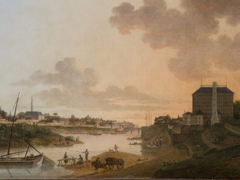 Vue de la filature de coton prise du côté de Saint-Loup à Orléans, Rabigot, Gabriel, Jean-Louis, Musée des Beaux-Arts, Orléans © François Lauginie